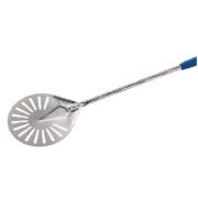 GI.METAL (Италия) Лопата для пиццы поворотная перфорир. d=20 см. l=150 см. нерж. Azzurra Gimetal /1/