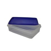 MGprof Контейнер для продуктов прямоуг.  1,3 л. 22*14,5*6 см. с синей крышкой MGprof /1/72/