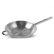 Нерж (Китай) Сковорода d=36 см. h=5 см. 3,8 л. нерж. (индукция) с 2 ручками /1/