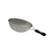 Нерж (Китай) Сито d=220 мм. нерж. размер ячейки 1*1 мм. с пластик. ручкой /1/100/