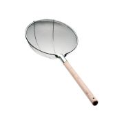 Нерж (Китай) Сито d=350 мм. нерж. с дерев. ручкой (крупная сетка 6 мм) /1/30/