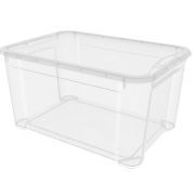 Пластик (Россия) Контейнер для продуктов прямоуг. 49 л. 55,5*39*29 см. п/п Кристалл (431265801) /1/6/