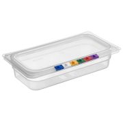 MGprof Гастроемкость 1/3 h= 65 мм. 325*176 мм. 2,4 л. п/п прозрачная с крышкой MGprof /1/7/