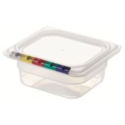 Пластик (Россия) Гастроемкость 1/6 h= 65 мм. 176*162 мм. 1 л. п/п прозрачная /1/14/