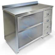 СТОЛ-ТУМБА СПС-937/1300 П Б/ДВЕРЕЙ, ЯЩИКИ