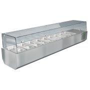 ВИТРИНА НАСТОЛЬНАЯ ХОЛОД. СО СТЕКЛОМ МВО-530