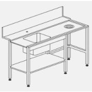 СТОЛ Д/ГРЯЗ.ПОСУДЫ DIHR T80 R