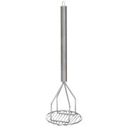 Нерж (Китай) Картофелемялка 450 мм. 145*150 мм. нерж. ручка 30 см. /1/10/