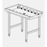 СТОЛ Д/ЧИСТ.ПОСУДЫ DIHR LC 96/1A РОЛИКОВЫЙ L