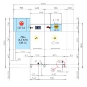МАШИНА ПОСУДОМОЕЧНАЯ DIHR RX 246 SX+DDE+DR64+HR10