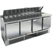 СТОЛ ДЛЯ САЛАТОВ HICOLD SLE1-1111GN С КРЫШК.