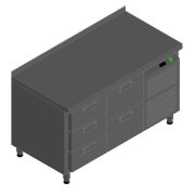 СТОЛ С ОХЛАЖД.ШКАФОМ HICOLD GN32/TN