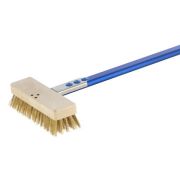 GI.METAL (Италия) Щетка для печи электрической 129 см. 20*7 см. неповоротная, с медной щетиной h=4 см., ручка нерж. Gimetal/1/