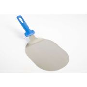 GI.METAL (Италия) Лопатка для пиццы овальная 17,5*21 см. нерж. ручка пластик Gimetal /1/4/ АКЦИЯ