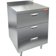 СТОЛ ПРИСТЕННЫЙ С ЯЩИКАМИ HICOLD НБМТ 3-6/6Б