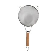 Нерж (Китай) Сито d=240 мм. нерж. с дерев. ручкой /1/100/