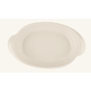 Bonna (Турция) Блюдо для запекания и подачи 310*185 мм. 1200 мл. овальное с ушками Белый, форма Оптива Bonna /1/24/111/