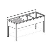 ВАННА МОЕЧНАЯ APACH CHEF LINE L2S146-44LWSH