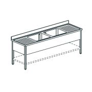 ВАННА МОЕЧНАЯ APACH CHEF LINE L2S217-552W