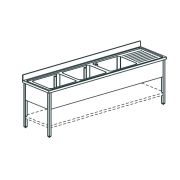 ВАННА МОЕЧНАЯ APACH CHEF LINE L3S187-55RW