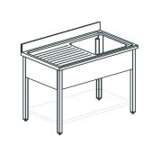 ВАННА МОЕЧНАЯ APACH CHEF LINE LS146-54LW