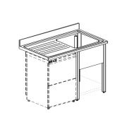 ВАННА МОЕЧНАЯ APACH CHEF LINE LS157-65LWSHD