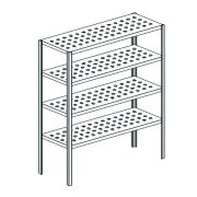 СТЕЛЛАЖ ПЕРФОРИРОВАННЫЙ APACH CHEF LINE LSTP20-186