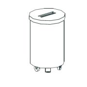 ТЕЛЕЖКА ДЛЯ МУСОРА APACH CHEF LINE LWBP50