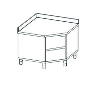 СТОЛ УГЛОВОЙ ОТКРЫТЫЙ APACH CHEF LINE LWT710SH2U