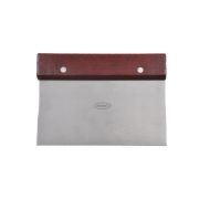 MGsteel Скребок (разделитель для теста) h=11см. раб.часть 15*8 см. нерж, дерев. ручка MGsteel /1/12/120/