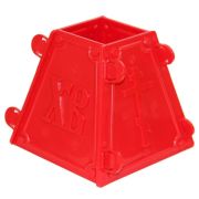 Пластик (Россия) Форма для выкладки 11*11 см. h=10 см. (пасочница) пластмассовая, разборная, Бикс №3 /1/40/