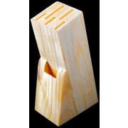 Дерево (Китай) Подставка для ножей 11*6,5*21 см. для 5 шт. сосна /1/24/ АКЦИЯ