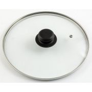 Россия Крышка d=22 см. стекл. с ручкой метал/обод низ. /1/22/