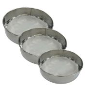 Нерж (Китай) Сито d=170/190/200 мм. (набор 3 шт.) нерж. /1/