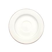 Bonna (Турция) Блюдце d=160 мм. Ретро коричневый край (чашка 69214, 69212), форма Банкет Bonna /1/6/1848/