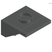 ЗОНТ ВЫТЯЖ.ПРИСТЕННЫЙ ЗВПОСК-0808