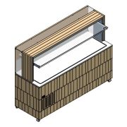 СТОЛ ШВЕД.ОХЛАЖД.ПРИСТЕН ENOFRIGO DOGE WALL QPRF 2000 ВЕНГЕ