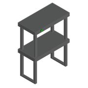 ПОЛКА ТЕПЛОВАЯ ДВУХЪЯРУСНАЯ HICOLD TP2K-6/3