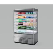 ВИТРИНА  ХОЛОДИЛЬНАЯ BERG 125 ШЛИФОВАННАЯ НЕРЖАВЕЙКА