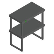 ПОЛКА ТЕПЛОВАЯ ДВУХЪЯРУСНАЯ HICOLD TP2K-7/4