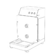 КОРПУС АППАРАТА-ЭКСТРУДЕРА GUSTOTEK GT С МОТОРНЫМ БЛОКОМ 3Ф