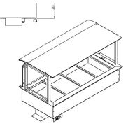 ПРИЛАВОК ПОДОГР/ПАР ENOFRIGO DOGE CURVO SERVITO BM 1400 ВСТР/АВТОЗАЛИВ