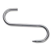 Icel (Португалия) Крюк для мяса S-образный l=18 см. d=4 см. нерж. (70 кг) Icel /1/