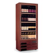 ШКАФ ВИННЫЙ ДЕРЕВ.  ENOPRESTIGE 400 4TV/1TV ТЕМН.ОРЕХ