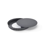 De Buyer (Франция) Форма для выпечки d=24 см. h=2,8 см. рифленая съемное дно, сталь с антиприг. покр. De Buyer /1/12/ АКЦИЯ