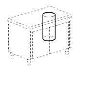 ДИСПЕНСЕР ВСТРАИВАЕМЫЙ НЕЙТРАЛЬНЫЙ ДЛЯ ТАРЕЛОК APACH CHEF LINE LDPDI26