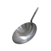 Сковорода "Wok" d 35,5см h8,5см, белая сталь "Carbone Plus" 5114.35