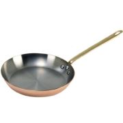 Сковорода медная "VIP" d24см h4см, ручка латунная 6450.24