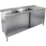 СТОЛ ПРИСТЕННЫЙ НСЗ2М-14/6БЛ С ВАННОЙ МОЕЧН.