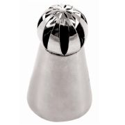 Насадка "Лепестки зигзаг" d22мм h57мм, нерж.сталь BX0102